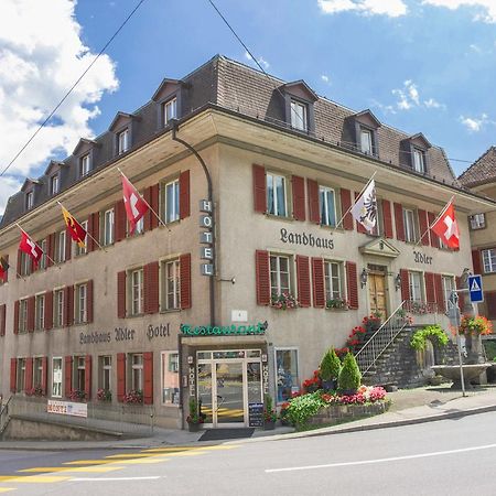 Hotel Landhaus Adler Frutigen Exterior photo